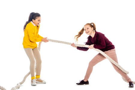 2 Girls Tug Happy